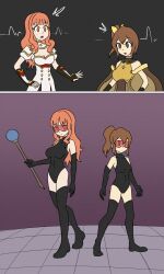  brown_hair celica_(fire_emblem) delthea fembot femsub fire_emblem fire_emblem_echoes long_hair mythkaz nintendo orange_hair tagme 