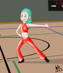 blue_eyes braces bulla_briefs dragon_ball dragon_ball_gt empty_eyes femsub happy_trance loli smile weirdfoxx