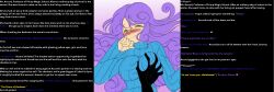 blush breasts caption caption_only femsub glasses groping hypnotic_eyes large_breasts long_hair manip ms_accord popoi pov pov_dom purple_hair puyo_puyo ramaz191 smile spiral_eyes sweater symbol_in_eyes text