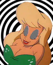 animaniacs bare_shoulders blonde_hair breasts female_only femsub happy_trance hello_nurse hypnosex_(manipper) large_breasts lipstick long_hair manip smile spiral_eyes symbol_in_eyes western