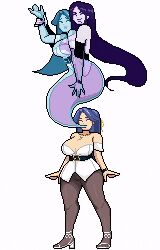  animated animated_gif artist_request female_only femdom femsub pixel_art possession tagme 