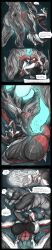  brainwaves_(artist) breasts comic consensual female_only femdom femsub penis_tentacle sex text warframe 