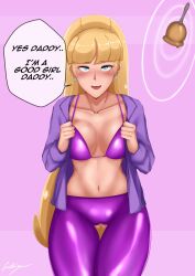 absurdres aikiyun bell blonde_hair disney father_and_daughter female_only femsub gravity_falls happy_trance maledom pacifica_northwest pussy text trigger