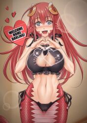  animated animated_eyes_only animated_gif cat_lingerie elf_ears female_only femdom heart_hands hypnosoul_(manipper) hypnotic_eyes long_hair looking_at_viewer manip miia_(monster_musume) monster_girl monster_musume naga_girl pov pov_sub red_hair smile snake_girl spiral_eyes symbol_in_eyes text 