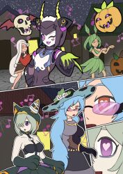 challua_(world_flipper) dia_(world_flipper) falsche_(world_flipper) female_only femsub hidelgarde_(world_flipper) hypnotic_music hypnotized_hypnotist mass_hypnosis multiple_girls multiple_subs mythkaz samantha_(world_flipper) tagme world_flipper