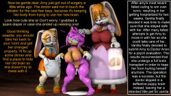  3d amy_rose bootypatootie bottomless brain brain_drain breasts bunny_girl caption cream_the_rabbit cum diaper drool empty_eyes external_brain female_only femdom femsub furry happy_trance hedgehog_girl large_breasts lobotomy mother_and_daughter nude open_mouth pussy pussy_juice smile sonic_the_hedgehog_(series) text topless vanilla_the_rabbit 