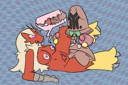 beheeyem blaziken drawfag femsub furry maledom nintendo nude penis pokemon pokemon_(creature) pussy spiral_eyes vaginal