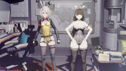  abs ai_voice animated ball_sucking balls black_hair breasts bunny_ears bunnysuit collaborative_fellatio cum cum_in_pussy fellatio femsub girls_frontline hand_on_hip heterochromia hypnotic_accessory hypnotized_assistant hypnotized_hypnotist kissing maledom multiple_girls multiple_subs nyxwasher orange_eyes pendulum penis purple_eyes ro635_(girls_frontline) sex shrunken_irises silver_hair smile sound standing standing_at_attention swaying tagme vaginal vector_(girls_frontline) video yellow_eyes 