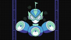  ambiguous_pov black_background femsub gravity_circuit hypnotic-ink looking_at_viewer manip medley pixel_art purple_eyes ring_eyes robot_girl simple_background solo 