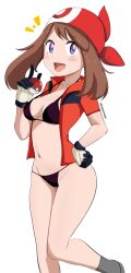  aged_up bandana bare_legs breasts brown_hair female_only femsub gloves happy_trance manip master226_(manipper) may navel_piercing nintendo open_mouth pabsmikan piercing pokeball pokemon pokemon_ruby_sapphire_and_emerald solo spiral_eyes symbol_in_eyes tongue 