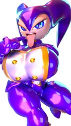 3d ass breasts complex_background female_only femsub furry gloves green_eyes high_heels huge_breasts latex meat_corp military_uniform palisal smile sonic_the_hedgehog_(series) standing tongue tongue_out uniform