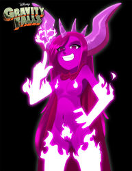 bottomless breasts cape corruption demon demon_girl disney empty_eyes evil_smile fangs female_only femdom femsub freckles gloves gravity_falls happy_trance hazardhead69 horns hypnotized_dom monster_girl nude opera_gloves possession pyronica smile text thighhighs topless very_long_hair wendy_corduroy