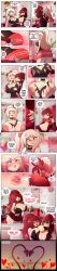  ass_expansion bimbofication breast_expansion comic corruption female_only femsub groping heart huge_ass huge_breasts hypnotic_gas large_breasts perfume red_hair succubus text thegxjudgement transformation white_hair yuri 