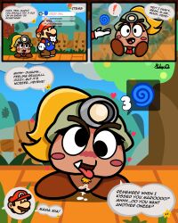  brain_drain comic dazed dialogue femsub gameplay_mechanics goomba goombella happy_trance kilroylucy18 mario nintendo paper_mario paper_mario:_the_thousand_year_door pubic_hair pussy pussy_juice stage text tongue 