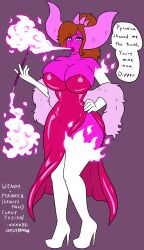 demon_girl dress freckles fusion gravity_falls heart_eyes horns hypnotic_smoke hypnotic_smoking latex opera_gloves possession pyronica red_hair smoke smoking thighhighs wendy_corduroy xxxx52