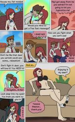 dialogue erza_scarlet fairy_tail femsub foot_massage kaa_eyes maledom mythkaz red_hair tagme text