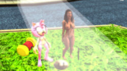 3d amy_rose crossover dc_comics femsub furry nude sonic_the_hedgehog_(series) sonicthebitch source_filmmaker tagme wonder_woman
