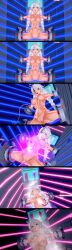  3d absurdres armpits blue_eyes braid breasts cup_and_cat empty_eyes erect_nipples expressionless eye_roll female_only femsub handsfree_ejaculation honkai_impact_3rd hypnotic_light kiana_kaslana koikatsu! large_breasts long_hair midriff moonlight_mask muscle_girl navel nipples nude open_mouth orgasm pubic_hair pussy restrained scared shrunken_irises solo tech_control thighs twin_braids voldar wamekukyouzin white_hair 