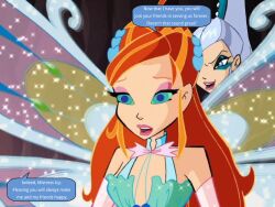  animated animated_eyes_only animated_gif bloom_(winx_club) blue_eyes breasts fairy female_only femdom femsub happy_trance icy_(winx_club) kaa_eyes large_breasts open_mouth silver_hair text very_long_hair white_hair wings winx_club 