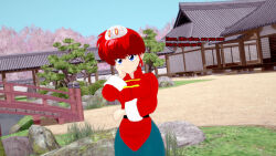  3d ranma_1/2 ranma_saotome_(female) red_hair slime sonrio12 text 