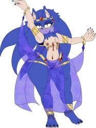  anklet armpits auri blue_hair blue_skin cuntboy cuntboy_only cuntboy_sub dancing empty_eyes furry harem_outfit heart_eyes jewelry large_hips looking_at_viewer nipples solo sonic_the_hedgehog sonic_the_hedgehog_(series) symbol_in_eyes topless transgender_identity transmasc transparent_background veil 