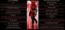 alien_girl breasts caption caption_only choking cleavage corruption dialogue enemy_conversion female_only femdom ganassa gloves jedi_mind_trick jjmayoboy_(manipper) large_breasts lightsaber male_pov manip opera_gloves pov pov_sub red_skin star_wars tattoo tentacles text thighhighs twi&#039;lek twintails