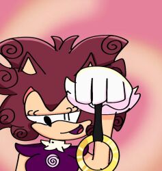  animal_ears animals_only female_only femdom frantheflan furry gloves hedgehog_girl hypnotic_accessory looking_at_viewer original pendulum pov_sub smile solo sonic_the_hedgehog_(series) spiral swingy_(frantheflan) 