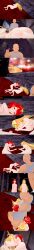  absurdres awakening bald blonde_hair breasts clothed collaborative_fellatio dialogue english_text fat femsub long_hair maledom multiple_girls multiple_subs mythra_(xenoblade) nintendo nipples no_eyes nude pyra_(xenoblade) red_eyes red_hair short_hair sisters sleeping sugus text ugly_bastard xenoblade_chronicles xenoblade_chronicles_2 yellow_eyes 
