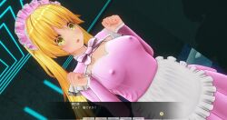 3d blonde_hair breasts custom_maid_3d_2 kamen_writer_mc large_breasts multiple_girls rika_(made_to_order) tagme text translation_request xenon3131_mc