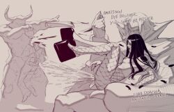  alternate_costume arms_behind_back axe bare_shoulders black_hair black_lipstick bull_boy castlevania character_request corruption death dialogue dracula english_text femsub fishnets greyscale harsh-mallowz lipstick makeup maledom monochrome nail_polish netorare no_eyes pussy pussy_juice shanoa sitting size_difference speech_bubble tagme text topless vampire violence weapon wings 