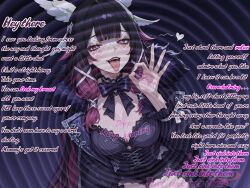  ai_art caption columbina_(genshin_impact) femdom genshin_impact manip mommy_fetish open_mouth pov_sub spiral_background text 