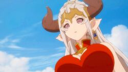  aliza_(granblue_fantasy) animated animated_eyes_only animated_gif breasts female_only femsub granblue_fantasy horns ivatent_(manipper) large_breasts long_hair manip spiral_eyes symbol_in_eyes 