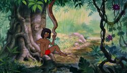 bulge disney erection happy_trance hungrykaa kaa kaa_eyes male_only malesub mowgli penis snake the_jungle_book
