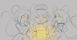  cindy_bluebell(trippy) drool femsub furry glowing_eyes happy_trance mouse_girl multiple_girls original peanut_snowdrop(trippy) sauce-guy tail yellow_eyes 