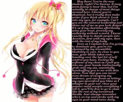  airegin416_(manipper) animated animated_eyes_only animated_gif blonde_hair blush breasts caption female_only femdom hypnotic_eyes large_breasts looking_at_viewer manip multicolored_eyes necklace pov pov_sub rainbow_eyes school_uniform text 