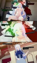 3d 86_-eighty-six- cyanstargazer empty_eyes fate/stay_night fate_(series) femsub happy_trance large_breasts long_hair maid nipples nude one_punch_man rin_tohsaka tatsumaki_(one_punch_man) vladilena_milize