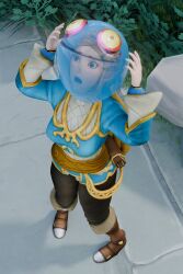 absurdres blonde_hair breath_of_the_wild chuchu_(the_legend_of_zelda) feverdreamerr long_hair nintendo princess_zelda the_legend_of_zelda