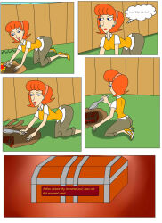 carlosfco comic linda_flynn-fletcher milf phineas_and_ferb red_hair text