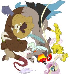 animals_only discord expressionless femsub fluttershy horse hypnotic_eyes ja0822ck kaa_eyes long_hair maledom my_little_pony nightmare_fuel pink_hair red_eyes size_difference