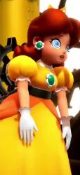 3d animated breasts brown_hair clock clothed crown cyan_eyes earrings expressionless femsub gloves glowing happy_trance hypnotic_accessory jewelry long_hair maledom nintendo onmodel3d open_mouth princess princess_daisy smile sound spiral_eyes sumo_bro super_mario_bros. symbol_in_eyes video