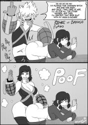 assimilation bluestrikerbomber chainsaw_man fumiko_mifune happy_trance katsuki_bakugo my_hero_academia sex spoilers transformation transgender twinning