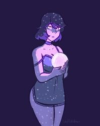  animated animated_gif empty_eyes female_only femsub glowing glowing_eyes hypnotic_orb inkyfluffsdraws lingerie lore_(littleinksheep) nightgown open_mouth orb original pink_eyes short_hair simple_background solo 