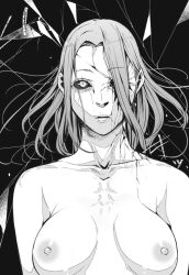  altered_perception character_request collar drool femsub magic monochrome nightmare_fuel ntrevenge nude possession screenshot short_hair tagme 