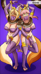  arms_above_head asphyxiation barefoot blonde_hair blush cleavage closed_eyes coils crossover disney erect_nipples erect_nipples_under_clothes fate/grand_order fate_(series) femsub fire_emblem fire_emblem_fates fox_ears fox_girl fox_tail gloves happy_trance harem harem_outfit kaa kaa_eyes large_breasts long_hair looking_at_viewer maledom midriff nail_polish navel nintendo open_mouth opera_gloves pink_hair selkie_(fire_emblem_fates) short_hair sleeping smile sweat tagme tail tamamo_no_mae the_jungle_book thighhighs thighs toenail_polish tongue tongue_out veil zocorukii 