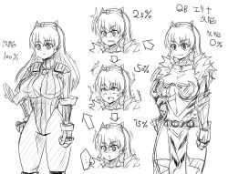  before_and_after elina_vance empty_eyes expressionless femsub queens_blade sketch street_fighter tagme tousyoku translation_request 