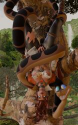  3d elsa_bloodstone femsub happy_trance hypno_ninja kaa kaa_eyes marvel_comics marvel_rivals snake the_jungle_book 