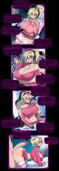  ai_art bimbofication blonde_hair breast_grab breasts cleavage comic dazed enemy_conversion english_text femsub fingering forced_employee groping headphones huge_breasts hypnotic_screen hypnotized_assistant large_breasts maledom manip mercy overwatch penis skirt spiral sweater tagme tech_control text thighhighs thighs tiechonortheal_(manipper) 