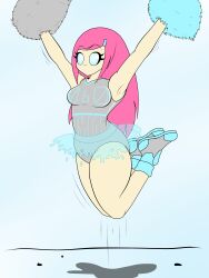 absurdres cheerleader disguised_hypnotist femsub kirby_(series) nintendo pink_hair robot susie_(kirby) tagme