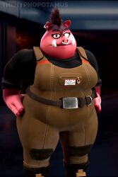  3d animal_ears animated bbw blender dreamworks eyelashes femsub furry happy_trance hypnotic_music kaa_eyes large_breasts leaning_forward mohawk music nose_ring piercing pig_girl pigtail_petrova smile sound tagme the_bad_guys thehypnopotamus tongue_out tusks video watermark 
