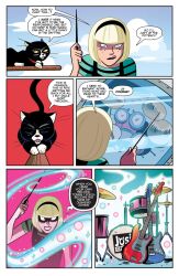 archie_(series) blonde_hair breasts cat comic jughead_(2015) large_breasts magic music official sabrina_the_teenage_witch text western